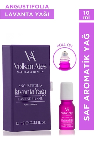 Volkan Ates Natural & Beauty Lavandula Angustifolia Saf Lavanta Yağı Roll-on 10 Ml