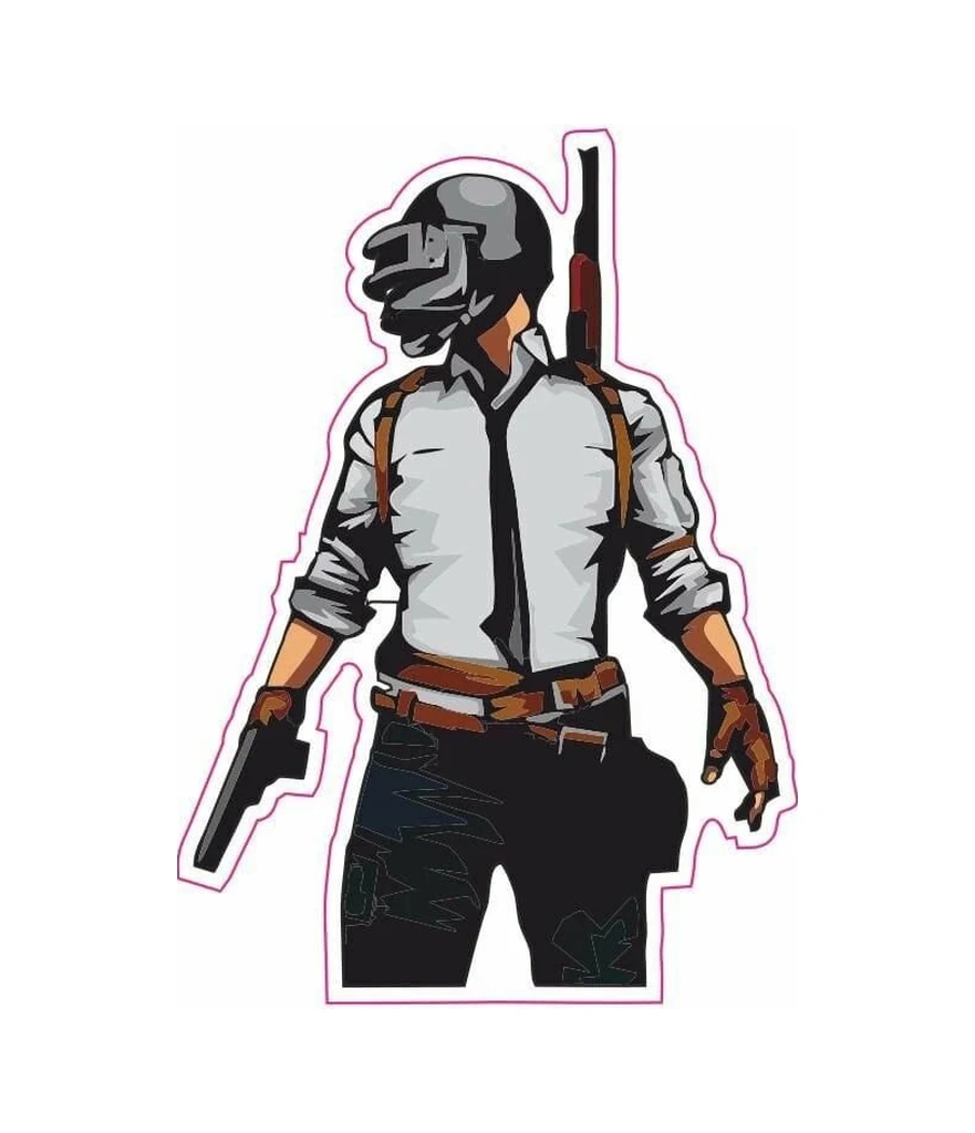 Kabartmalı Pupc Motor Ve Oto Sticker 7x10 Cm Ölçüsünde