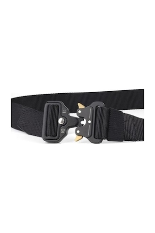 Single Sword Kobra Kemer 125 Cm X 3.8 Cm - Taktik Outdoor Ve Koruma Pantolon Kemeri Siyah
