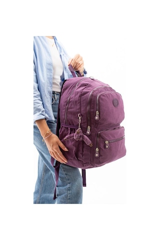 Baginn Kadın Sırt Çantası Hafif Kumaş Çok Cepli Kabin Boy Seyahat Çantası 43 30 Cm 001