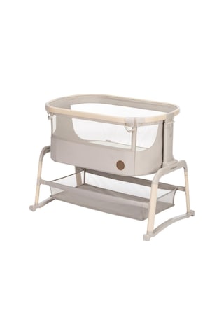 Maxi-Cosi Iora Air Sallanabilen Ahşap Görünümlü Anne Yanı Beşik Beige Eco