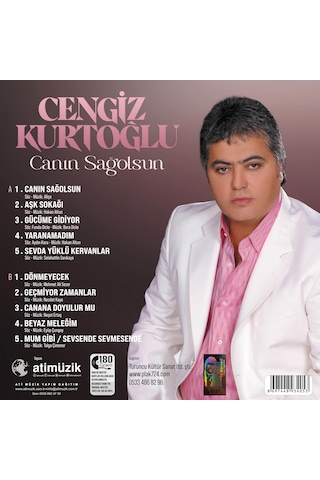 Cengiz Kurtoğlu -canın Sağolsun Renkli Limitli Baskı Plak