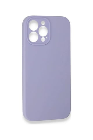Gld-spt- Newface Apple Uyumlu iPhone 13 Pro Max Kılıf Lansman Legant Silikon - Lila