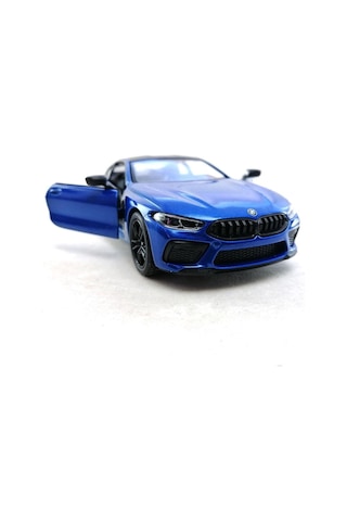 Kinsmart Bmw M8 Competition Coupe 1:38 Mavi Çek Bırak Model Araba