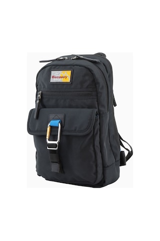 Discovery Icon Rfıd Korumalı Sürdürülebilir Sling 8l Kapasiteli Unisex Omuz Çantası Siyah 1