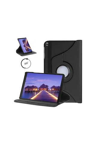 Samsung Uyumlu Galaxy Tab A7 10.4 T500 T505 T507 Kılıf 360 Dönebilen Standlı Case