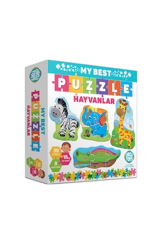 Circle Toys My Best Puzzle Hayvanlar