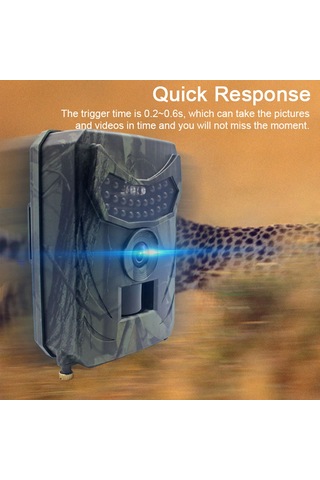 Lemestar Pr100b 12mp 1080p Dış Mekan Kamera - Ip56 Su Geçirmez, 26 Adet Kızılötesi Işık, 1 Saniye Hızlı Tetikleme, Av-gözlem-güvenlik, Asker Yeşili Pil Dahil Değil Çok Renkli