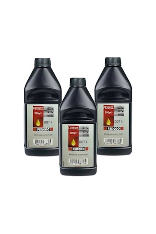 Ferodo DOT4 Fren Hidrolik Yağı 500 ML x 3 Ferodo DOT4 Fren Hidrolik Yağı 500 ML x 3