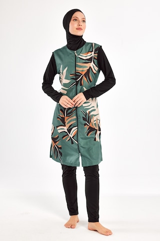 Tam Kapalı Tesettür Mayo 1305 Siyah05 Siyah05