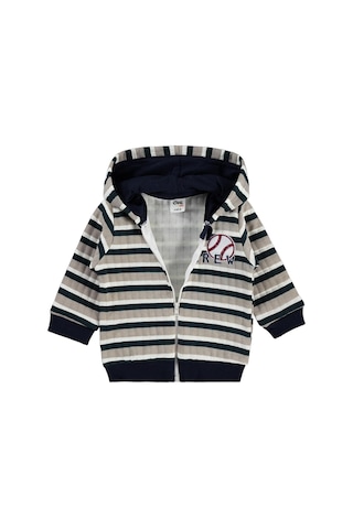 Civil Baby Crew Nakışlı 6-18 Ay Hırka - Bej Açık Vizon