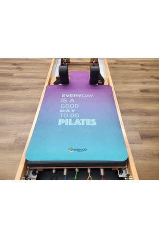 Everyday Is A Good Day To Do Pilates' Lila Mavi Reformer Mat Pilates Matı Lila Mavi