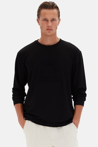 Twn Relaxed Fit Siyah Düz Sweatshirt 5ece26172400m Çok Renkli