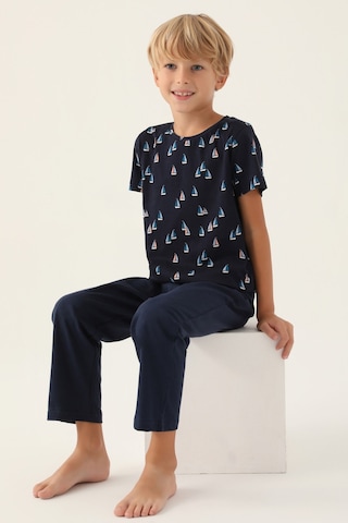 Arnetta Yacht Lacivert Erkek Çocuk Pijama Takımı 5274-42717 Lacivert