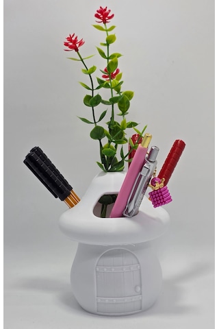 Sima Mantar Kalemlik Çiçeklik Üç Gözlü Düzenleyici