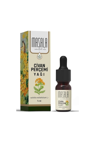 Saf Civan Perçemi Yağı 5 Ml %100 Doğal Yarrow Uçucu Yağı, Distilasyon 5 ML