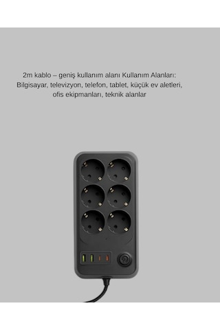 Csmtex 6lı Priz Diğer