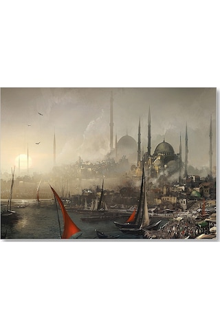Cakasepetim Osmanlıda İstanbul Görseli Ahşap Mdf Tablo