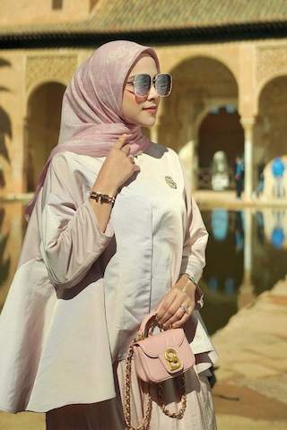 Buttonscarves Granada Piliseli Şal - Pink Mist Pembe