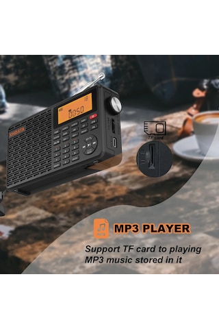 Xhdata D-109 Radyo Fm / Mw / Sw Full Tam Bant Taşınabilir Radyo