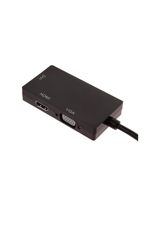 Displayport To Hdmı Dvı Vga Kablo Çevirici Dönüştürücü Thunderbolt Mini Dp To Hdmı Dvı Vga Adaptör