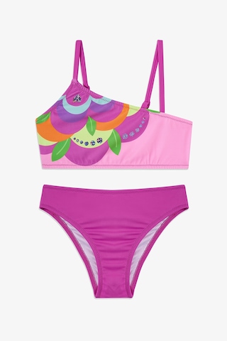 Penti Pembe Kız Çocuk Flower Tek Omuz Bikini Takımı