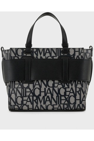 Armani Exchange Bayan Çanta 942690 3f742 00850 Siyah-gri Gri - Siyah