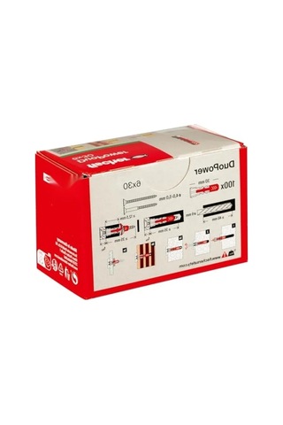 Duopower 6x30 Dübel Seti - 100 Adet