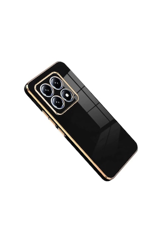 Xiaomi Mi 14t Pro Volet Silikon - Siyah Düz Renkli