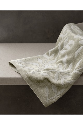 Madame Coco Clarisse Pamuklu Yüz Havlusu - Haki - 50x80 Cm 8684427222249 Çok Renkli