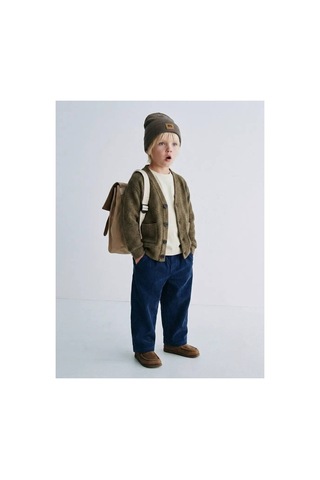 Poala Kids Lacivert Kadıfe Pantolon