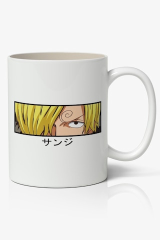One Piece Anime Sanji Temalı Baskılı Kişiye Özel Kupa Bardak - Sevgiliye Arkadaşa Hediye Beyaz