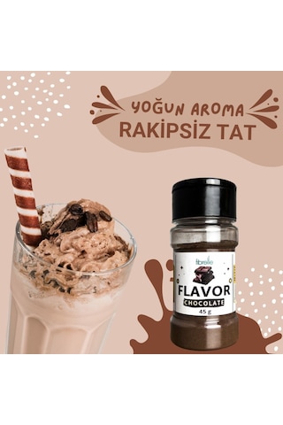 Fibrelle Flavor Chocolate Çikolatalı Aroma Verici 45 G