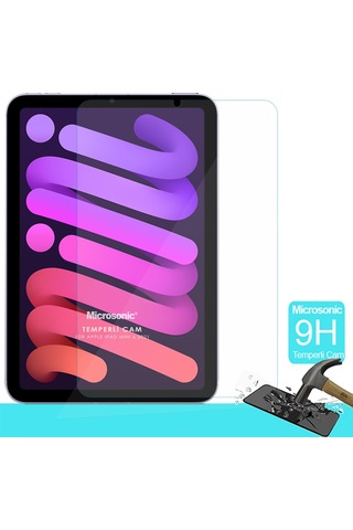 Microsonic İpad Uyumlu Mini 7 A2993-a2995 Temperli Cam Ekran Koruyucu