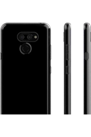 LG Uyumlu K40s Kılıf Zore Süper Silikon Kapak Renksiz