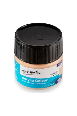 Akrilik Renkli Boya Signature 100ml - Rose Gold Çok Renkli