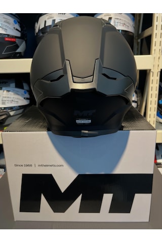 Mt Helmets Stinger 2 Pure A1 Mat Ff126 Siyah Şeffaf Vizör Mat Siyah