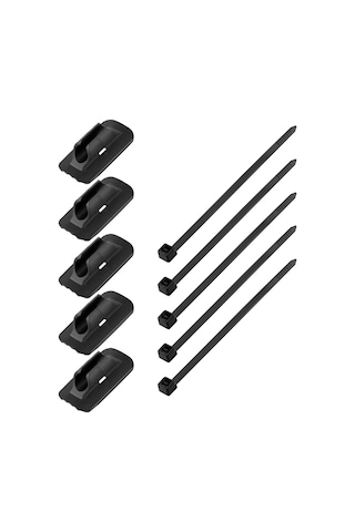 5 Adet Bisiklet Kablo Tabanı Kılavuzu, Bağlama Bağlantılı Bisiklet Fren Kablo Hattı Sabit Taban