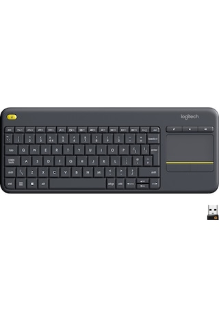 LOGITECH K400 PLUS KABLOSUZ TOUCH KLAVYE-SİYAH 920-007149