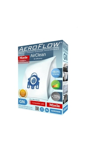 Miele Uyumlu Hyclean Gn Tipi Toz Torbası 4 Adet+Filtre