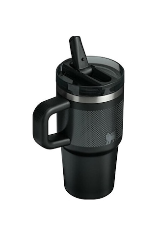 Stanley The Quencher Protour Flip Straw Termos 0,60 L Pipetli Termos 10-12484-095 Siyah Siyah
