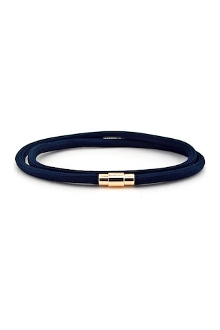 Lacivert Paracord Sari Manyetik Klips Erkek Bileklik Bt536 Çok Renkli