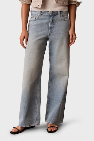 Calvin Klein Pamuklu Düşük Bel Bol Paça Baggy Jeans Lv047g916gyp3 Bayan Kot Pantolon Lv047g916g Yp3 Açık Mavi