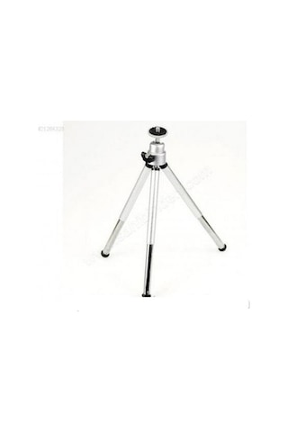 Büro Ev Ofis Fotoğraf Video Çekimi İçin 3 Yönlü Metalik Mini Profesyonel Tripod