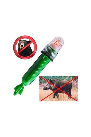 Domuz Kovucu Fener Çakarlı Ağ Lambası Siyah