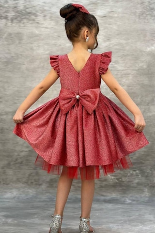 Riccotarz Kız Çocuk Parıldayan Nar Çiçeği Elbise Narçiçeği