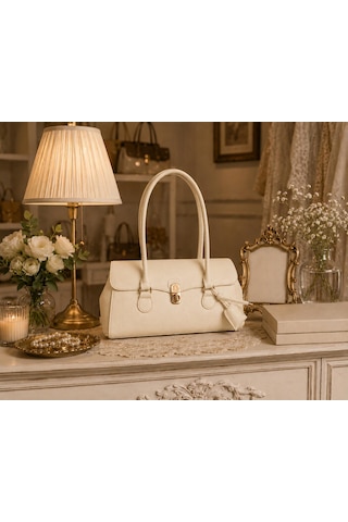 Housebags Jardin Elegance New Trend Omuz Çantası Bej