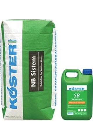 Köster Nb Sistem Kristalize Su Yalıtımı Harcı (2K) 28 Kğ Set