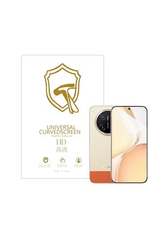 Microcase Honor X80 Pro Max İle Uyumlu Full Tpu Nano Ön Ekran Koruma Filmi - Ekm101