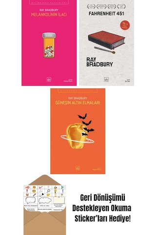 Melankolinin İlacı + Fahrenheit 451 70. Yıl Özel Baskısı + Güneşin Altın Elmaları